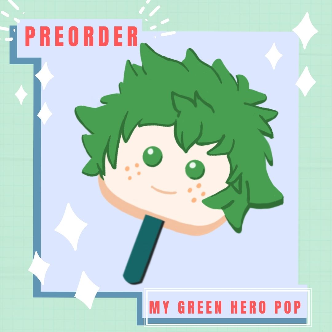 My “Green” Hero Pop Sticker